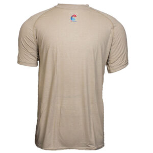 DriFire FR Control Short Sleeve T-Shirt Desert Sand with DOE Logo C52JKSR-PTX