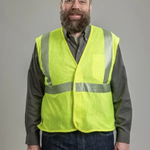 DriFire FR Hi-Vis Mesh Class 2 Vest with DOE Logo V00HA2V-PTX