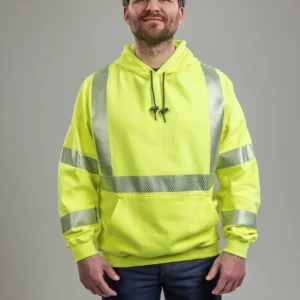 DriFire FR Hi-Vis Pullover Hoodie Class 3 with DOE Logo SWSHEC3-PTX