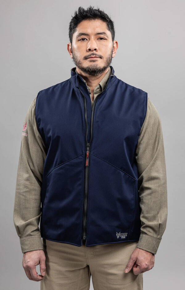 DriFire FR Fleece Lined Vest with DOE Logo DF2CMG2VNB-PTX