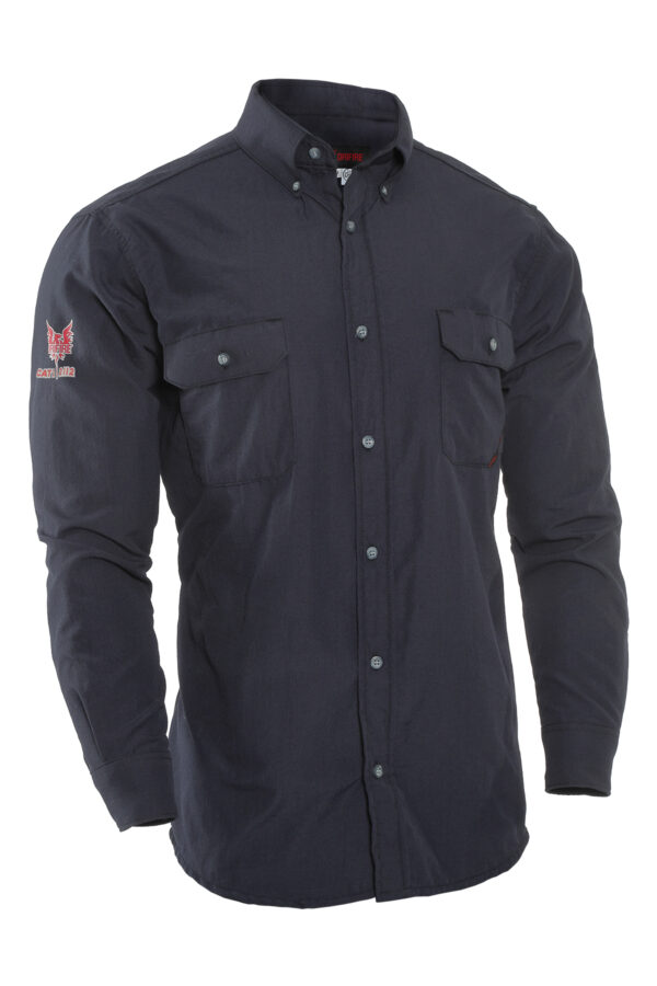 DriFire 4.4 FR Work Shirt Navy with DOE Logo DF2CM450CLSNB-PTX