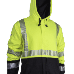 DriFire FR Hybrid Deluxe Lined Zip Front Hoodie - Type R Class 3 with DOE Logo SWSLHE04-PTX