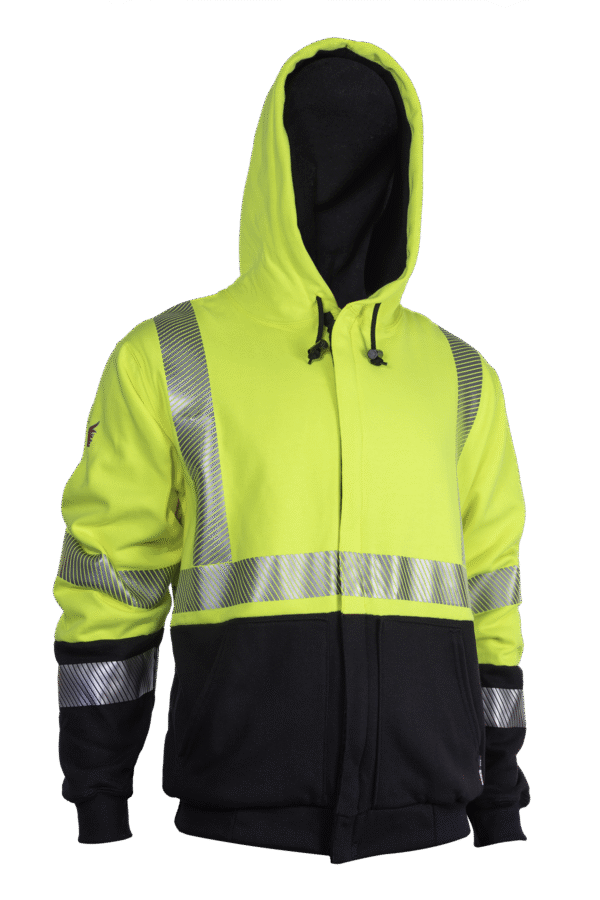 DriFire FR Hybrid Deluxe Lined Zip Front Hoodie - Type R Class 3 with DOE Logo SWSLHE04-PTX
