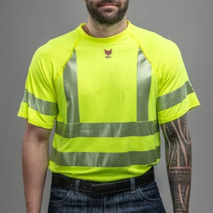 DriFire FR Control Hi-Vis Short Sleeve T-Shirt Class 3 with DOE Logo BSTJTRC3-PTX