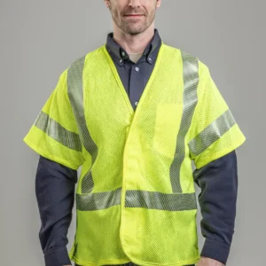 DriFire FR Hi-Vis Mesh Class 3 Vest with DOE Logo V00HA3V-PTX