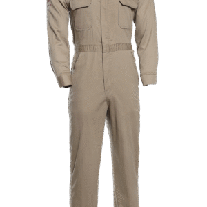 DriFire FR Essentials Coverall Khaki with DOE Logo COV2K-PTX